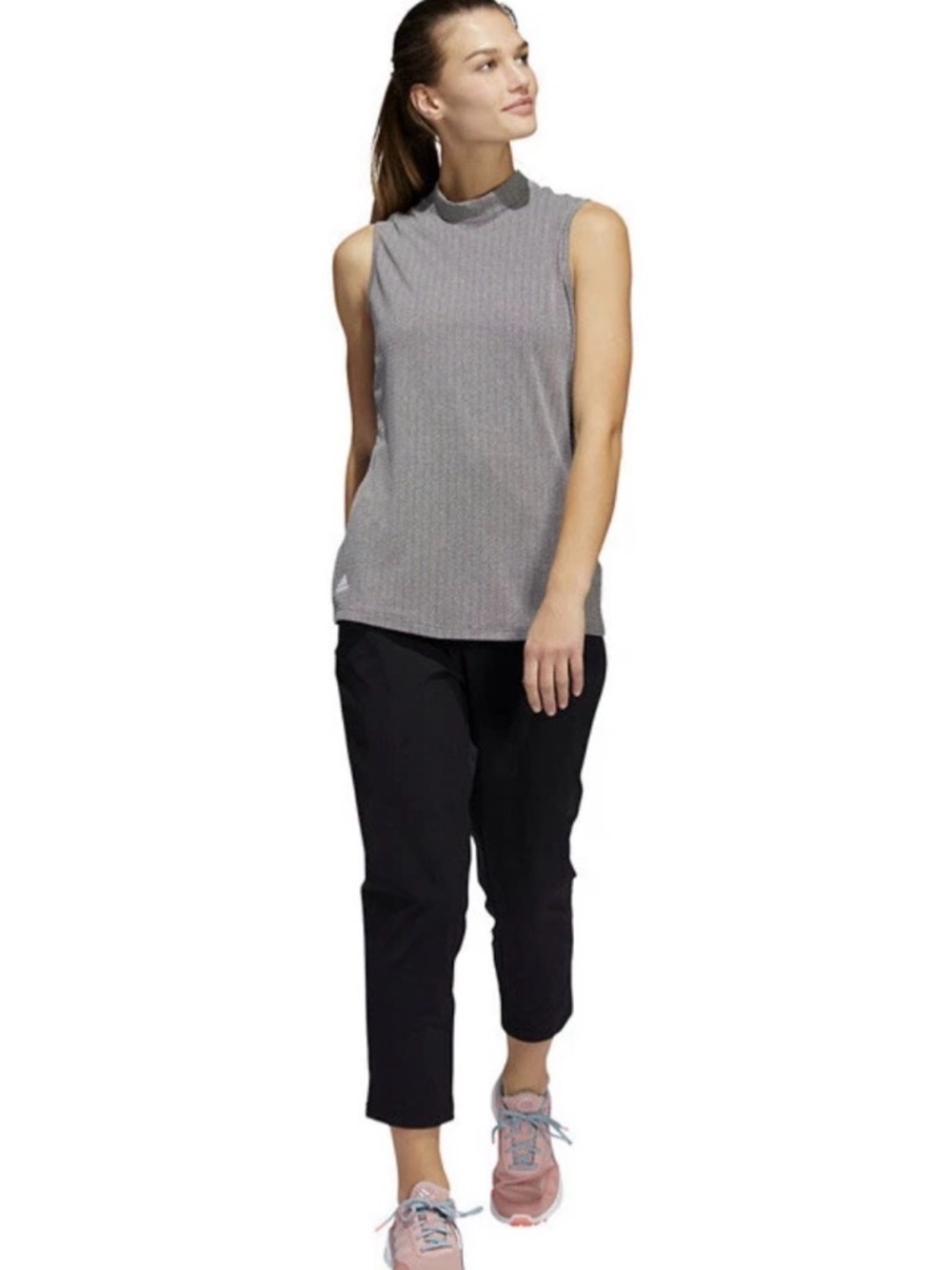 🌺ADIDAS MOCK NECK SLEEVELESS TOP
